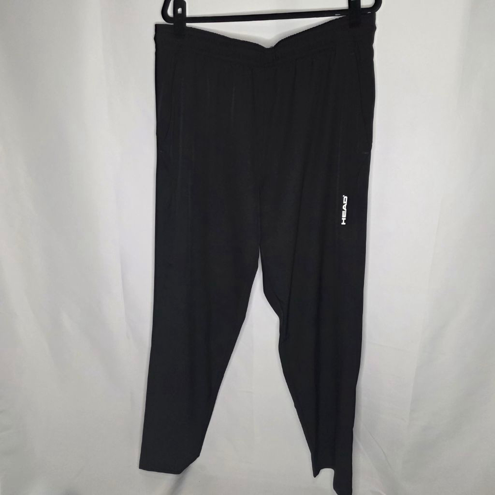 Men's HEAD Black Sweatpants & Joggers XL with White Logo